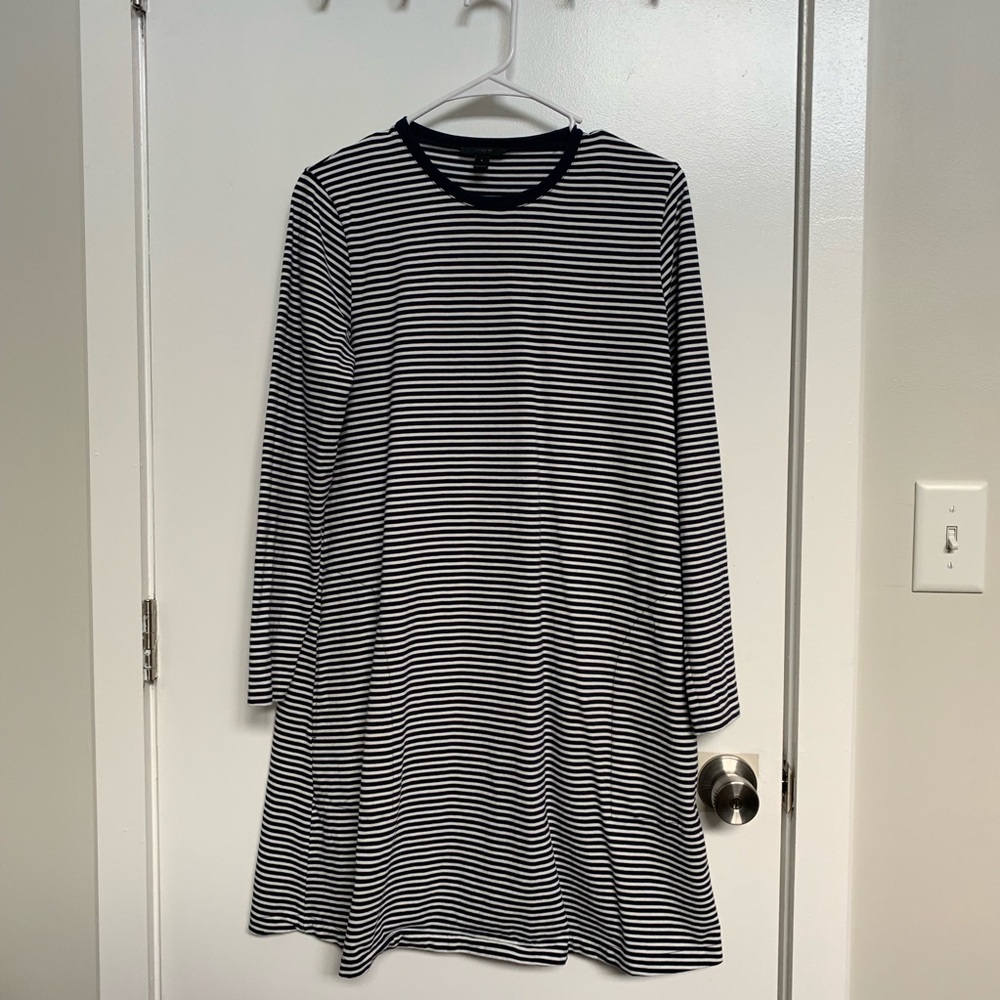 J.Crew Swingy Long Sleeve Dress, w/ Pockets